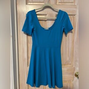 Blue a line dress size L